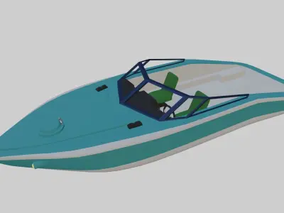 Speedboat like Squalo in GTA 3D model