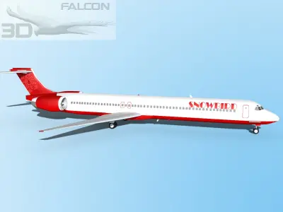 Falcon3D MD-80 Snowbird 3D model