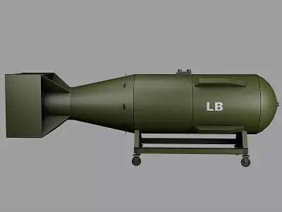 Little Boy Nuclear Bomb  3D model