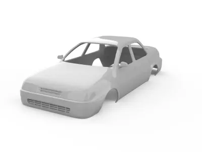 Toyota Corolla E100 3D print model