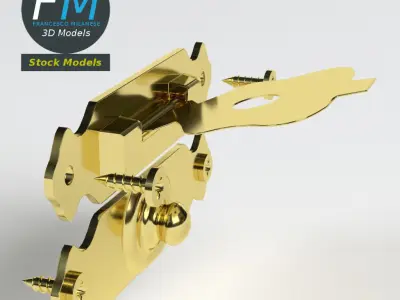 Small chest latch 3D model