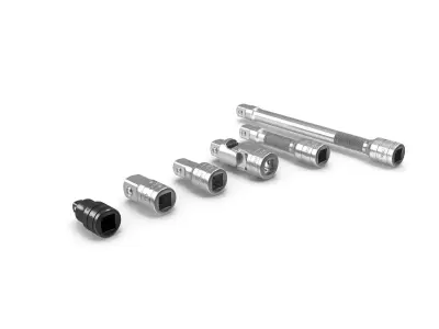 SO Agggl GFAT1E Drive Adaptor Extension Set Low-poly 3D model
