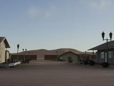 Abandoned Housing Complex 3D model