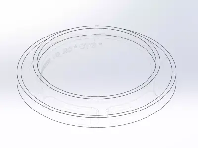 Base for Type-A Pedestal d80 D60 H12 hs4 3D print model