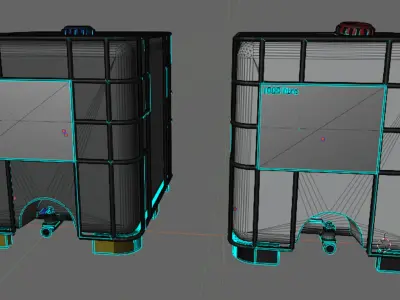 reservoir  1000l 3D model