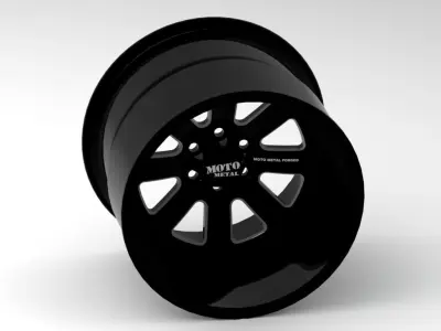 Forged rim Moto Metal-MO402 3D model