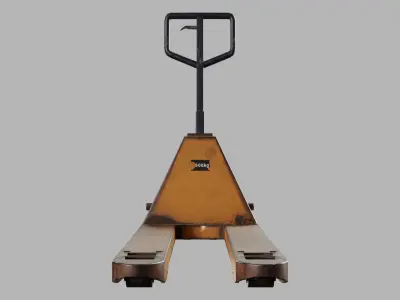 Pallet Truck 3D model Low-poly 3D model