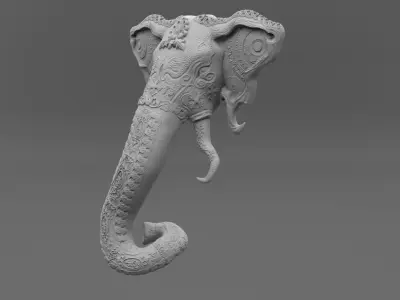 Ganesha snake 3D print model