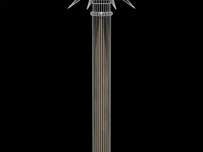 Realistic maces with textures - 5 different maces Low-poly 3D model