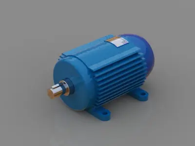 Electric Motor 3D model get