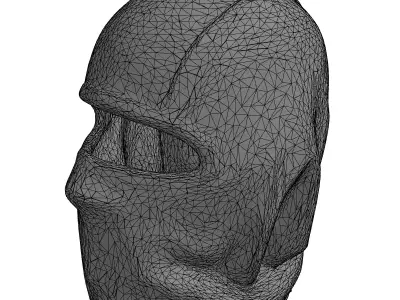 Tactical Military Balaclava Ski Mask Low-poly 3D model