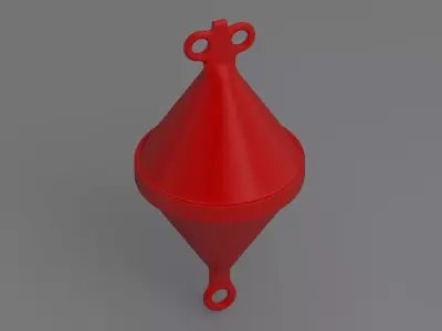 Sea Buoy 01 Red 3D model