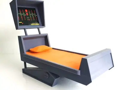 STAR TREK TOS MEDICAL BED 3D print model