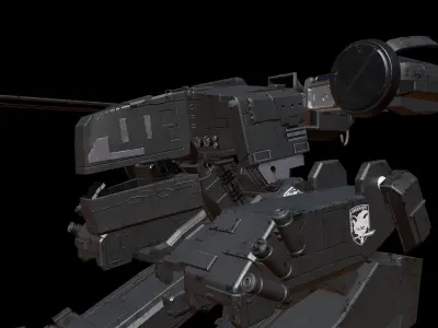 Metal Gear Rex  Stealth Model 3D model