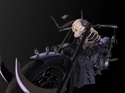 Hellish Bike 3D model