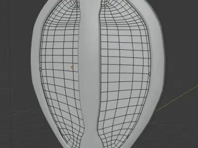 Wood Shield Free low-poly 3D model