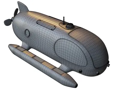 Personal Submersible Free low-poly 3D model