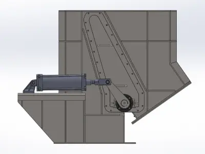 TROUSER FLAP 1000X1150 MM 3D model