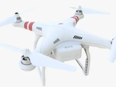 DJI Phantom 3 Drone Free 3D model purchase
