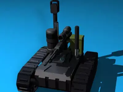Army recon robot 3D model