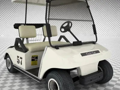 GolfCart 3D model purchase