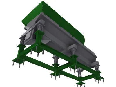 Vibrating feeder 3D model