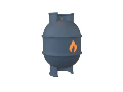 LPG Tank Icon V1 002 Low-poly 3D model
