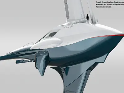 Aero Yacht 3D model