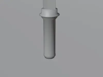 Samurai sword Free low-poly 3D model