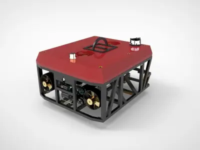 Submersible Remotely Operated Vehicle 3D model