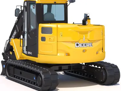Compact Excavator Deere 85G 3D model