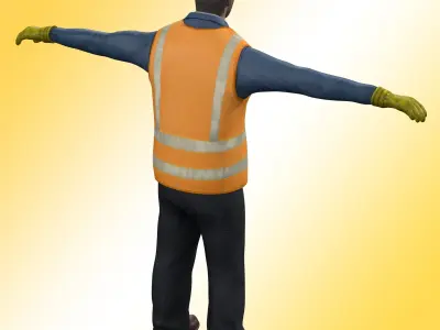 Construction Worker  3D model