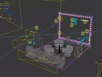 Exhibition - Area - 3X4-3DMAX2009-7 3D model