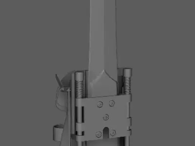 SAW Gauntlet Weapon  3D model