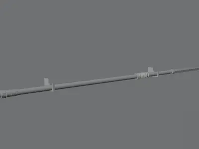 Realistic Japanese Spears and Pole Weapon Asset Bundle 3D model