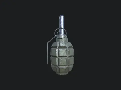 Grenade Pack Low-poly 3D model get
