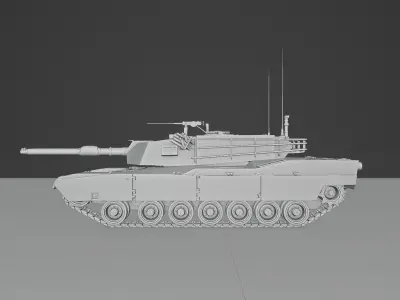 M1 Abrams-Model 3D model