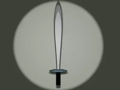 Low-poly Sword Free low-poly 3D model buy