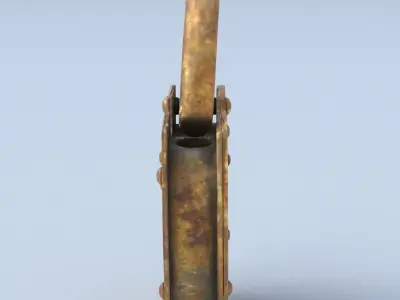 Lock Middle SM 3D model