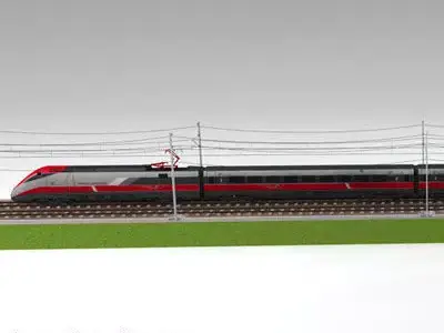 ETR500 Frecciarossa 3D model