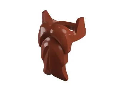 Custom3Dprint Minifigure Accessory - Minifigure Beard S1 - 01 3D print model