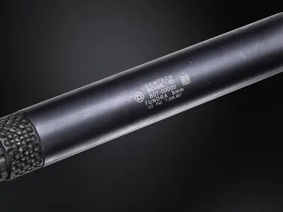 Gemtech Tundra Suppressor 9mm Low-poly 3D model