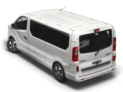 Renault Trafic SpaceClass LWB 2021 3D model