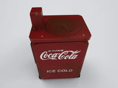 vintage wending coca cola machine 3D model