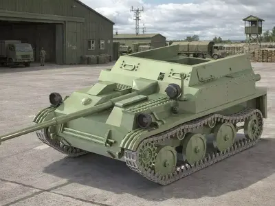ASU-57  3D print model