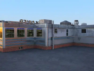 Bendix Diner Fast Food 3D model