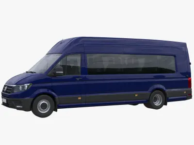  VW Crafter50 2Gen L5H4 MiniBus 3D model