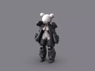 Night City Resident 3D model