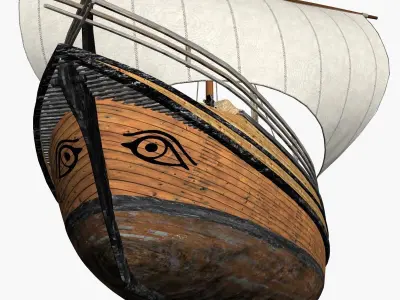 Greek Freight Ship 3D model