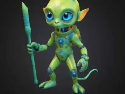 Allien 3D print model purchase